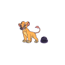 Металевий значок (пін) Disney: Simba, (10919)