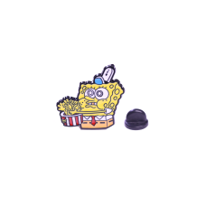 Металлический значок (пин) SpongeBob SquarePants: Bob wish bucket, (10539)