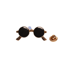 Металевий значок (пін) Black Sunglasses (big), (11025)