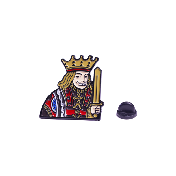 Металевий значок (пін) King, (11608)