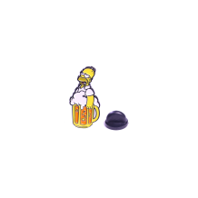 Металевий значок (пін) The Simpsons: Homer in Beer, (11962)