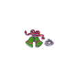 Металевий значок (пін) bells Merry Christmas, (12866)