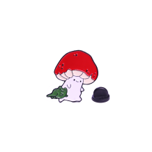 Металевий значок (пін) Mushroom, (12273)