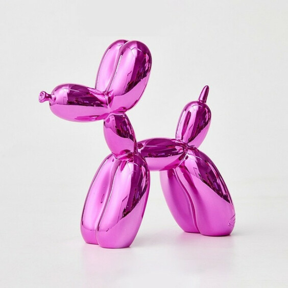 Jeff Koons's: Balloon Dog Magenta (replica), (44059)
