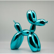 Jeff Koons's: Balloon Dog Light Blue (replica), (44088)