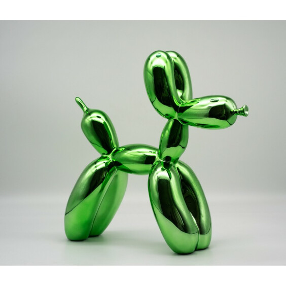 Jeff Koons's: Balloon Dog Green (replica), (44093)