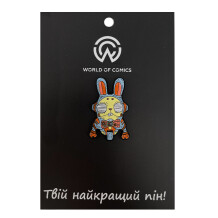 Металлический значок (пин) Robo-Rabbit, (11800)