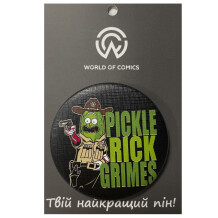 Значок Rick and Morty: Pickle Rick Grimes, (13437)