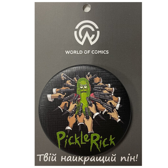 Значок Rick & Morty: Pickle Rick: John Wick Parody, (13446)