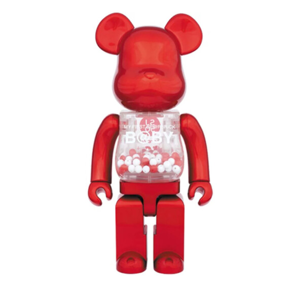 Bearbrick: My First Baby Red 400% (replica), (44241)