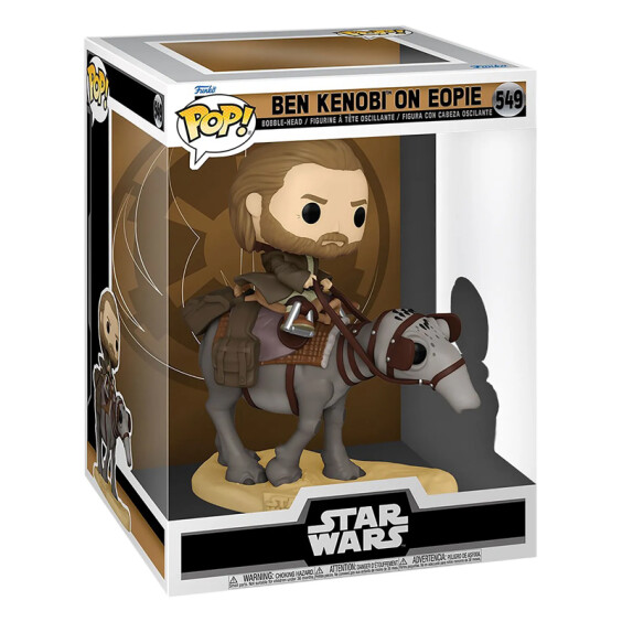 Фігурка Funko POP! Star Wars: Ben Kenobi on Eopie (Bobblehead), (64554) 2