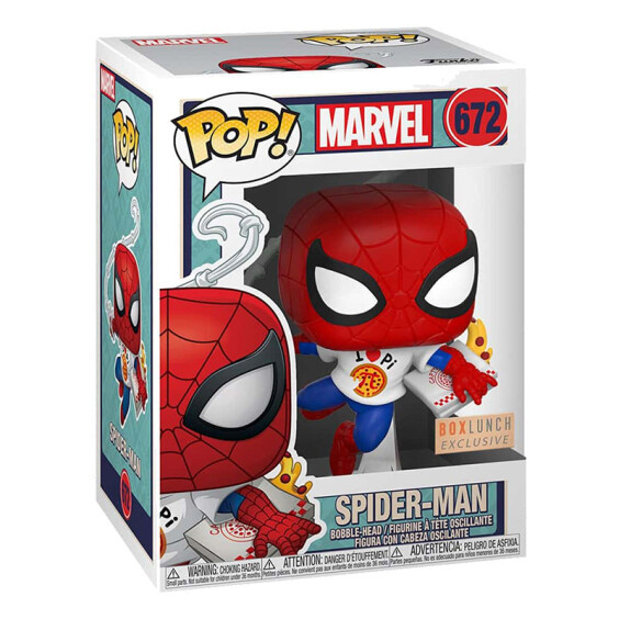 Фігурка Funko POP! Marvel: Spider-Man w/ Pizza (BoxLunch Exclusive), (49911) 2