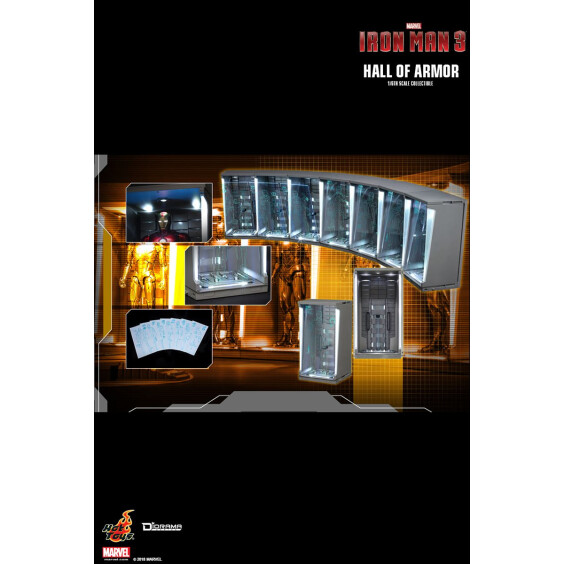 Діорама Hot Toys: Iron Man Hall of Armor set, (84952)