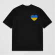 Футболка Creative Depo: «Українське серце» (S) (чорна), (981311)