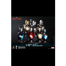 Набір колекційних бюстів Hot Toys: Iron Man 8 pcs, (85539)